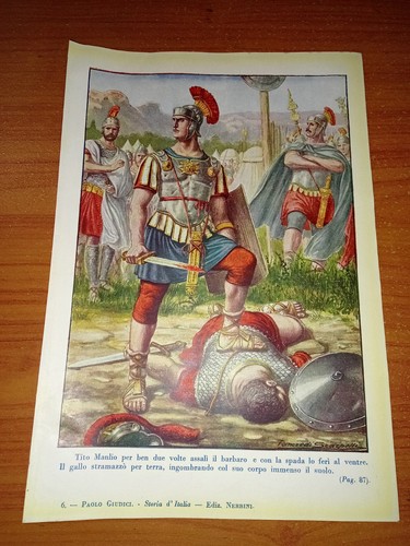 Stampa libro epoca - da, tito