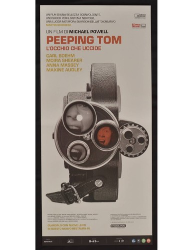 Locandina peeping tom occhio - peeping, l'occhio